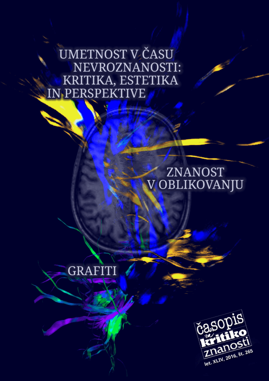 Številka 265 - Umetnost v času nevroznanosti: kritika, estetika in perspektive / Znanost v oblikovanju / Grafiti