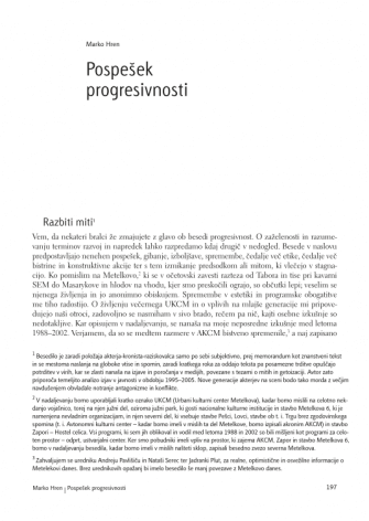 Pospešek progresivnosti