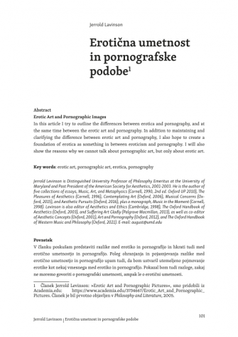 Erotična umetnost in pornografske podobe