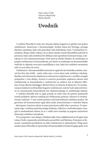 Uvodnik: Utelešenost komunikacijskih praks